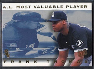Frank Thomas 1995 Fleer Ultra A.L. MVP Series Mint Card #19