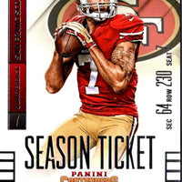 Colin Kaepernick 2014 Panini Contenders Season Ticket Series Mint Card #3