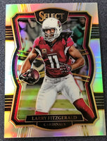 Larry Fitzgerald 2017 Panini Select Premier Level Silver Prizm Series Mint Card #193
