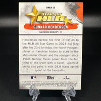 Gunnar Henderson 2025 Topps Stars of MLB Mint Insert Card #SMLB-12
