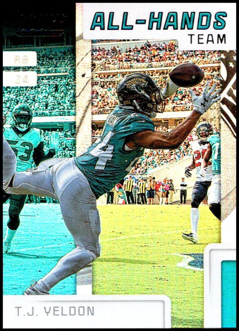 T.J. Yeldon 2019 Score All Hands Team Series Mint Card #AHT-6