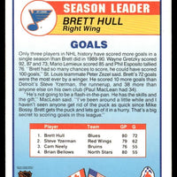 Brett Hull 1990 1991 Score Card #351