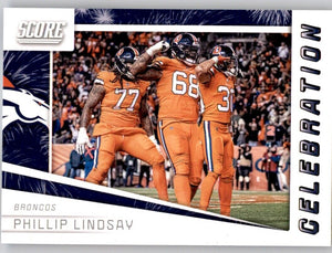 Phillip Lindsay 2019 Score Celebration Series Mint Card #C1