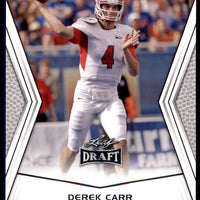 Derek Carr 2014 Leaf Draft Series Mint Card #88