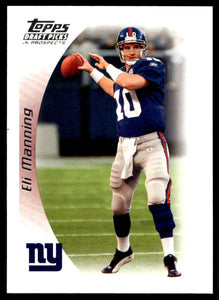 Eli Manning 2005 Topps Draft Picks & Prospects Series Mint Card #56