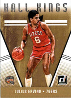 Julius Erving 2018 2019 Panini Donruss Hall Kings Series Mint Card #28
