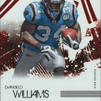 DeAngelo Williams 2009 Donruss Rookies and Stars Longevity Ruby Series Mint Card #13