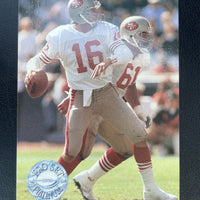 Joe Montana 1991 Pro Set Platinum Series Mint Card #139