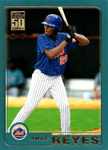 Jose Reyes 2001 Topps Traded & Rookies Series Mint ROOKIE  Card #T242