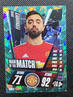 Bruno Fernandes 2020 2021 Topps Match Attax UEFA Man Of The Match Series Mint Card #MM13
