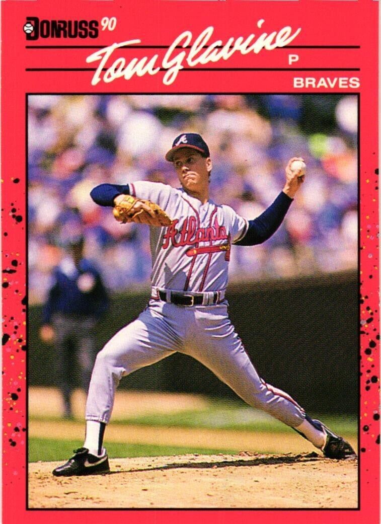 Tom Glavine 1990 Donruss Series Mint Card #145