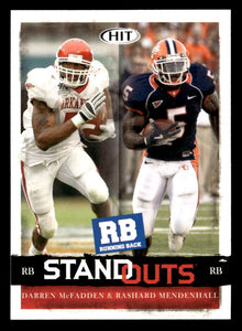 Darren McFadden 2008 SAGE HIT RB Standouts Series Mint Card #64