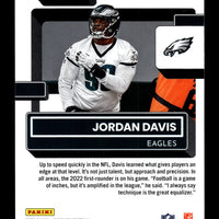 Jordan Davis 2022 Donruss Series Mint Card #353