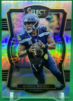 Russell Wilson 2017 Panini Select Premier Level Silver Prizm Series Mint Card #104
