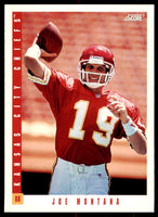 Joe Montana 1993 Score Series Mint Card #253
