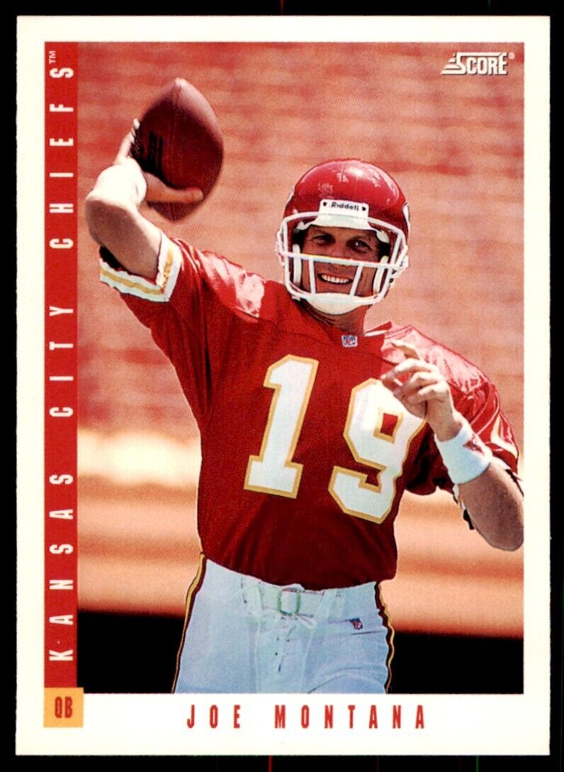 Joe Montana 1993 Score Series Mint Card #253