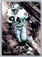 Bo Jackson 2014 Topps Fire Flame Foil Series Mint Card #65
