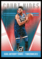 Karl-Anthony Towns 2018 2019 Panini Donruss Court Kings Series Mint Card #33
