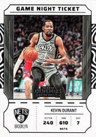 Kevin Durant 2022 2023 Panini Contenders Game Night Ticket Series Mint Card #10
