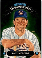 Paul Molitor 1991 Donruss Diamond Kings Series Mint Card #DK-1
