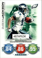 DeSean Jackson 2010 Topps Attax Code Card Series Mint Card
