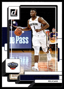 Zion Williamson 2022 2023 Panini Donruss Mint Card #164