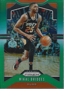 Mikal Bridges 2019 2020 Panini Prizm Green Series Mint Card #99