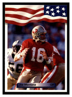 Joe Montana 1992 All World Football Series Mint Card #182
