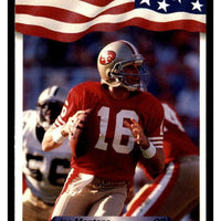 Joe Montana 1992 All World Football Series Mint Card #182