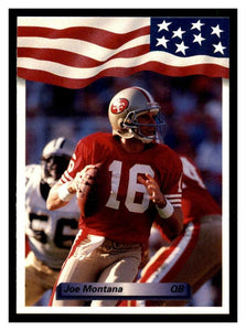 Joe Montana 1992 All World Football Series Mint Card #182