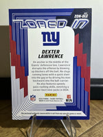 Dexter Lawrence 2025 Score Zoned In Jersey Card #ZON-DLE
