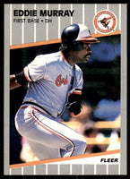 Eddie Murray 1989 Fleer Series Mint Card #611
