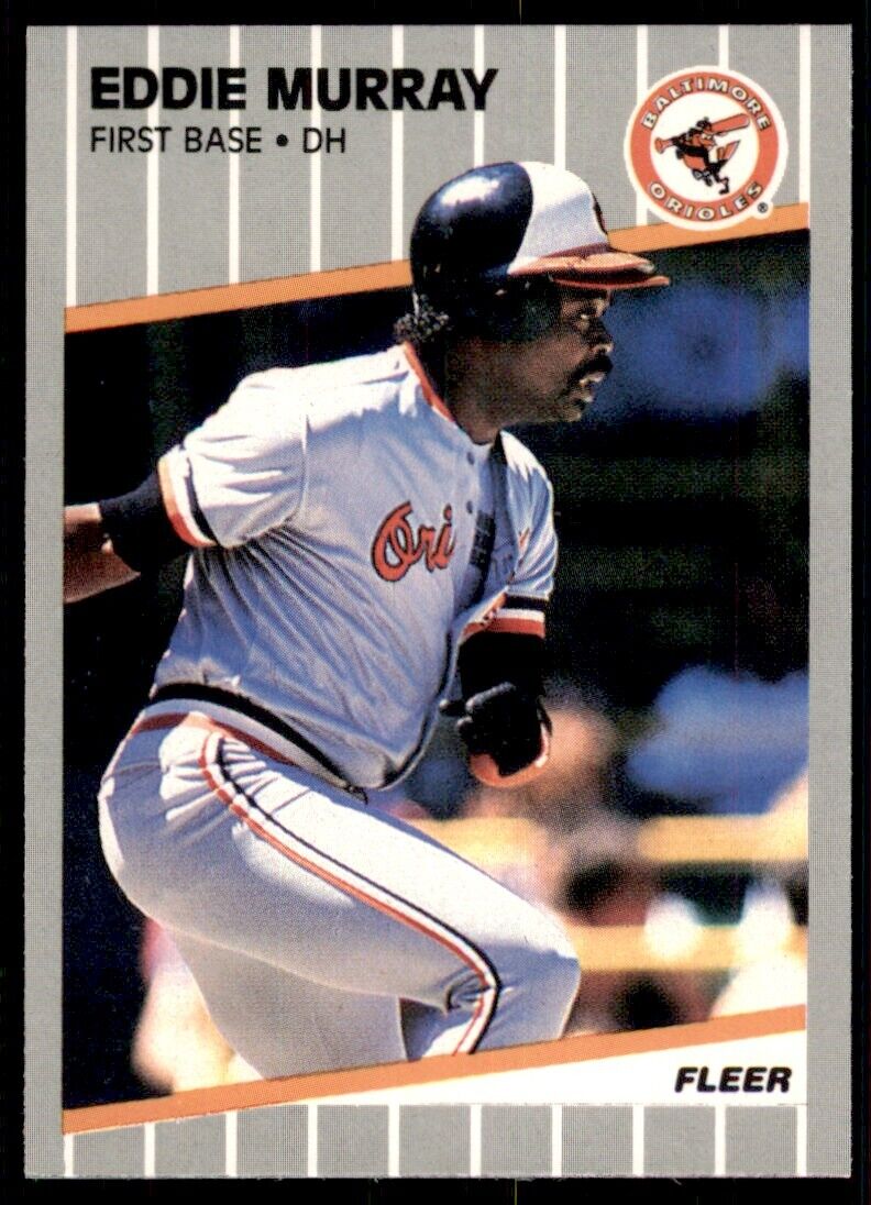 Eddie Murray 1989 Fleer Series Mint Card #611