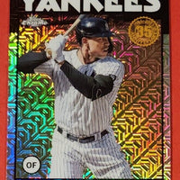 Aaron Judge 2021 Topps Update Chrome  ‘86 Silver Pack Parallel Series Mint Card #86C-2