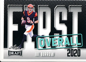 Joe Burrow 2023 Leaf Draft First Overall Series Mint Card #10