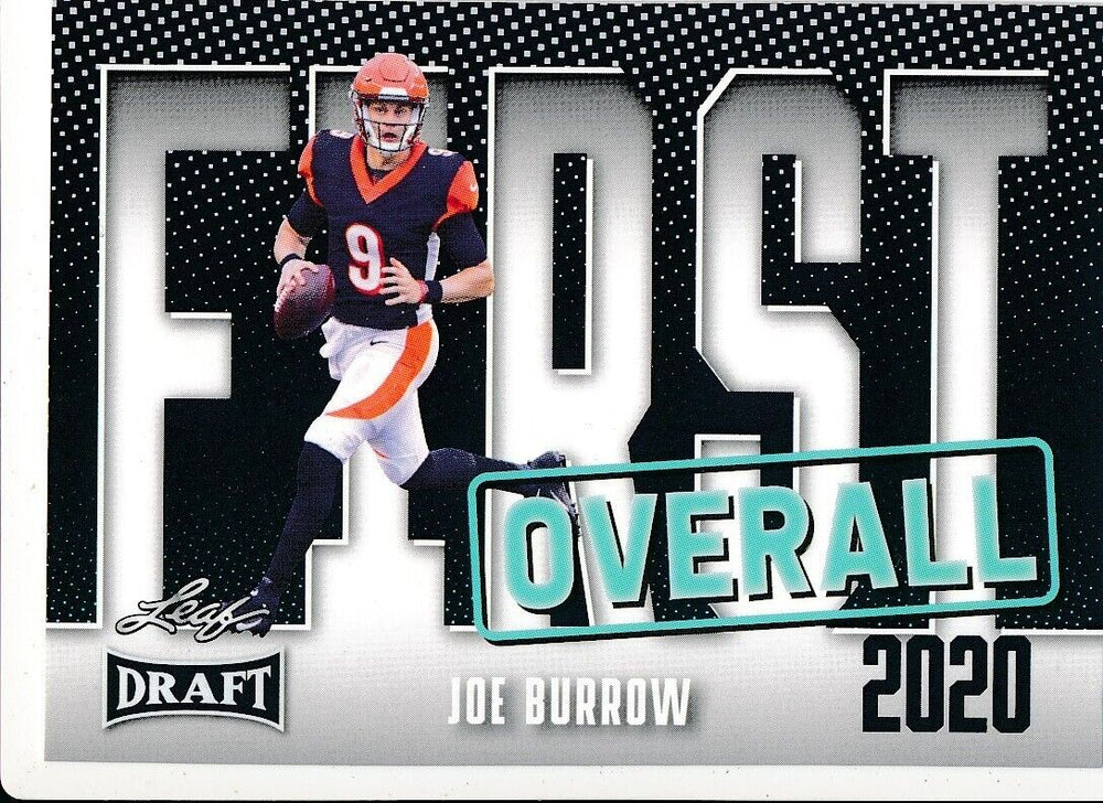 Joe Burrow 2023 Leaf Draft First Overall Series Mint Card #10