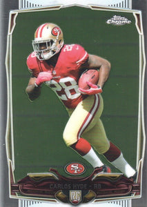 Carlos Hyde 2014 Topps Chrome Series Mint Card #158