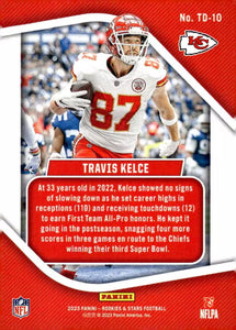 Travis Kelce 2023 Panini Rookies Stars Touchdown Club Series Mint Card #TD-10