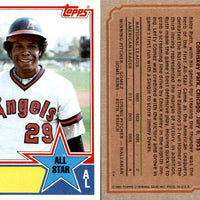 Rod Carew 1983 Topps All Star Series Mint Card #386