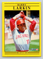 Barry Larkin 1991 Fleer Series Mint Card #68
