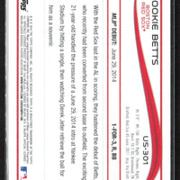 Mookie Betts 2014 Topps Traded Update Series Mint Rookie Card #US-301