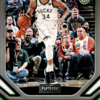 Giannis Antetokounmpo 2019 2020 Panini Chronicles Playbook Series Mint Card #178