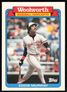 Eddie Murray 1988 Topps Woolworth Baseball Highlights Series Mint Card #5