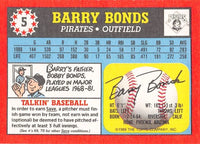 Barry Bonds 1989 Topps UK Mini Series Card #5
