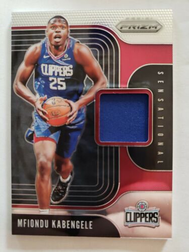 Mfiondu Kabengele 2019 2020 Panini Prizm Sensational Swatches Series Mint Player Worn Materials ROOKIE Card #SS-MKB