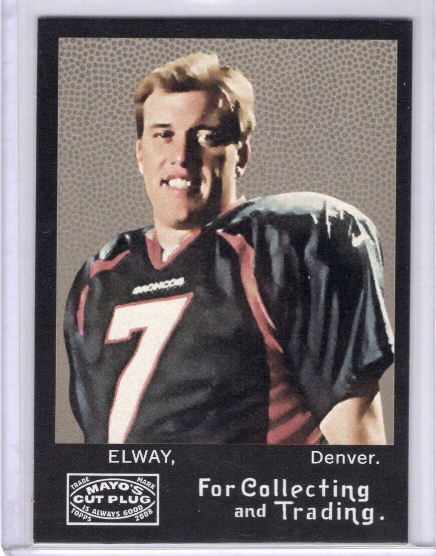 John Elway 2008 Topps Mayo Series Mint Card #131