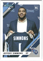 Jeffery Simmons 2019 Panini Donruss Series Mint Rookie Card #258
