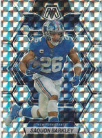 Saquon Barkley 2023 Panini Mosaic Silver Prizm Series Mint Card #177
