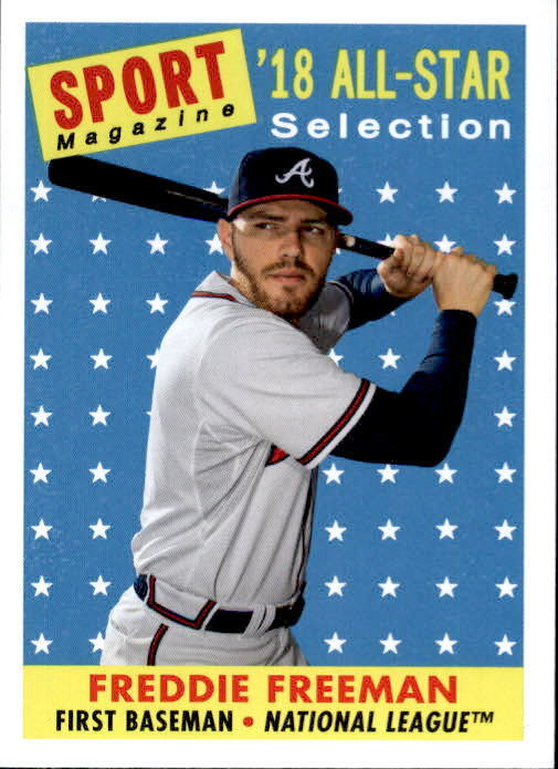 Freddie Freeman 2019 Topps Archives Series Mint Insert Card #309