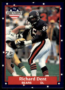 Richard Dent 1991 Fleer Stars and Stripes Series Mint Card #66